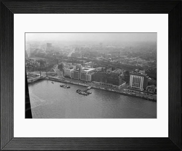 Framed Print : Views of London from Millbank Tower. 4th April 1963 Framed Print : Views of London from Millbank Tower. 4th April 1963