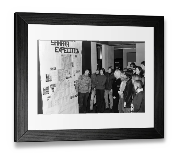 Framed Print : Pupils from the Blue Coat Church of England School, Coventry, on an outdoor expedition