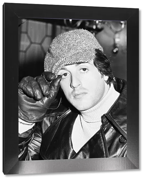 Sylvester Stallone, american actor and writer in London to promote new film Rocky