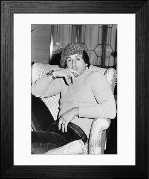 Framed Print : Sylvester Stallone, american actor and writer in London to promote new film Rocky Framed Print : Sylvester Stallone, american actor and writer in London to promote new film Rocky
