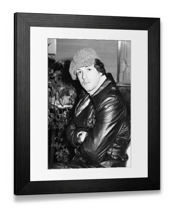 Framed Print : Sylvester Stallone, american actor and writer in London to promote new film Rocky Framed Print : Sylvester Stallone, american actor and writer in London to promote new film Rocky