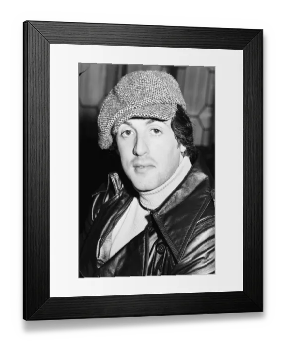 Framed Print : Sylvester Stallone, american actor and writer in London to promote new film Rocky Framed Print : Sylvester Stallone, american actor and writer in London to promote new film Rocky