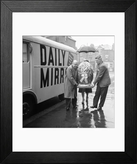 Framed Print : Giant Easter Egg more than three feet high and filled with 75 pounds of chocolate Framed Print : Giant Easter Egg more than three feet high and filled with 75 pounds of chocolate