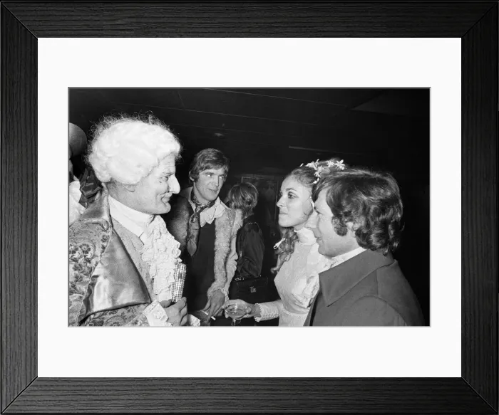 Framed Print : Wedding reception of Polish film director Roman Polanski and his bride Framed Print : Wedding reception of Polish film director Roman Polanski and his bride