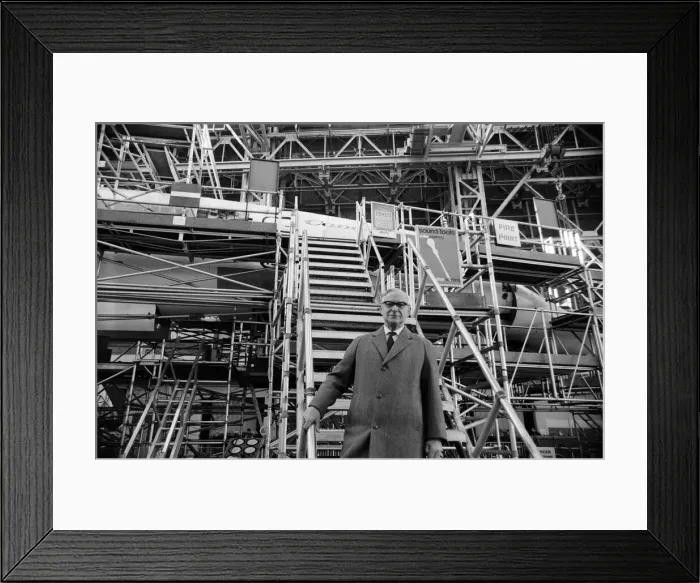 Framed Print : Dr Archibald Russell, the retiring chairman of the British Aircraft Corporation