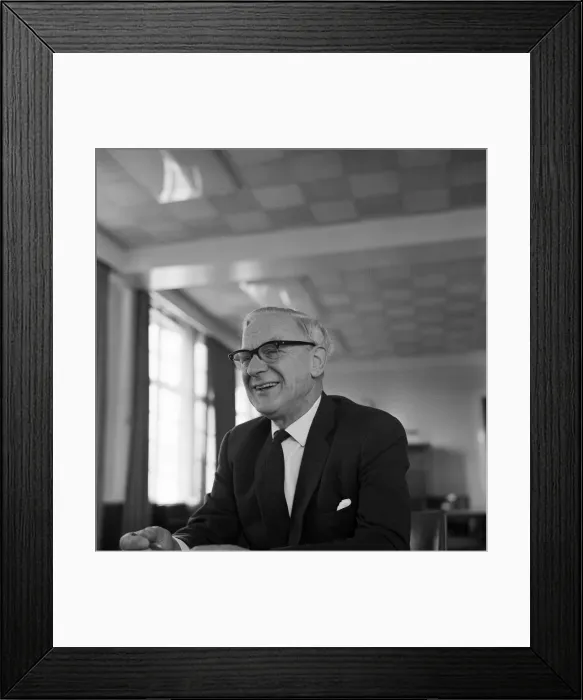 Framed Print : Dr Archibald Russell, the retiring chairman of the British Aircraft Corporation