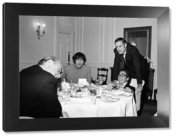 Donald Zec interviews Peter Cook, Ronnie Corbett and John Cleese at The Savoy Hotel