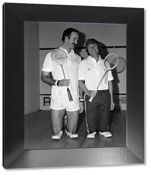 Rank Xerox pro-celebrity squash challenge played at Wimbledon Stadium