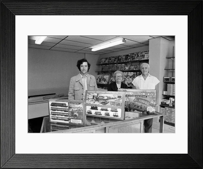Framed Print : Interior of Romer Parrish shop. Circa 1975 Framed Print : Interior of Romer Parrish shop. Circa 1975