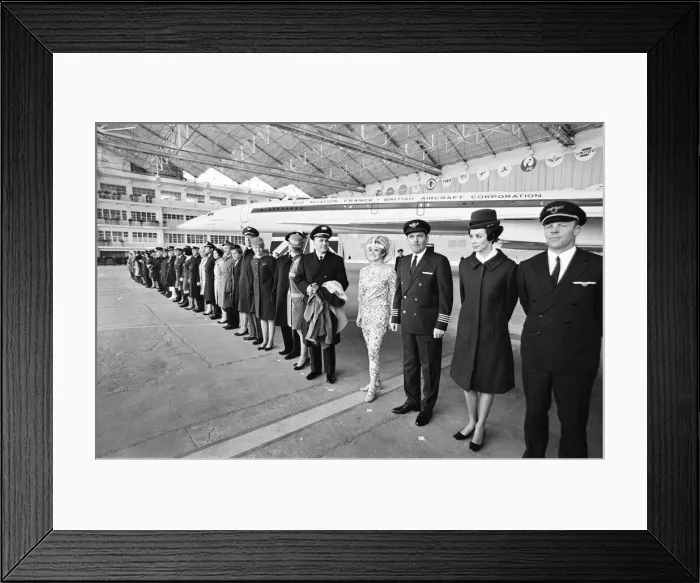 Framed Print : Concorde, prototype 001 makes its first official public appearance as it is unveiled Framed Print : Concorde, prototype 001 makes its first official public appearance as it is unveiled