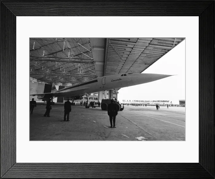 Framed Print : Concorde, prototype 001 makes its first official public appearance as it is unveiled Framed Print : Concorde, prototype 001 makes its first official public appearance as it is unveiled