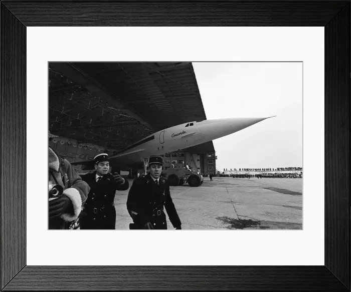 Framed Print : Concorde, prototype 001 makes its first official public appearance as it is unveiled Framed Print : Concorde, prototype 001 makes its first official public appearance as it is unveiled