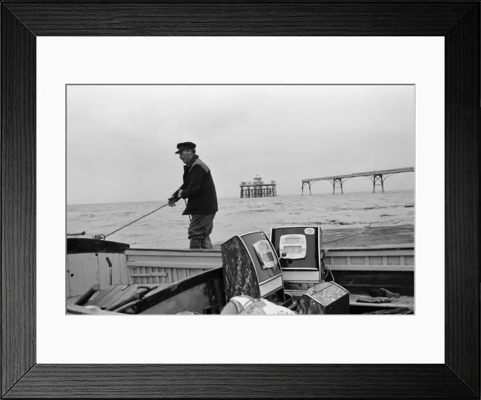 Framed Print : Three one-armed bandits which have been marooned for a weekend at Clevedon, Somerset Framed Print : Three one-armed bandits which have been marooned for a weekend at Clevedon, Somerset