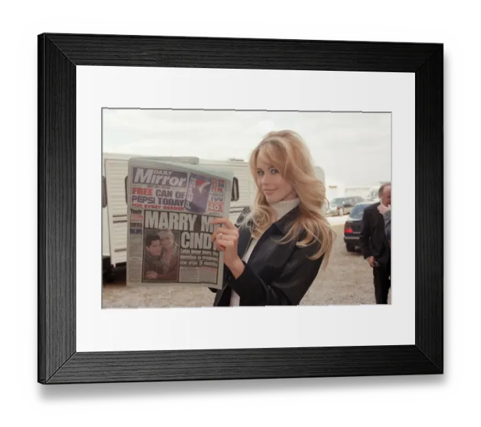 Framed Print : Pepsi launch its new blue can. Air France paint one of its Concorde