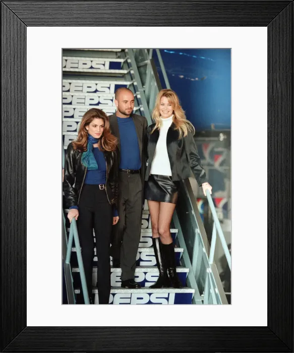 Framed Print : Pepsi launch its new blue can. Air France paint one of its Concorde Framed Print : Pepsi launch its new blue can. Air France paint one of its Concorde