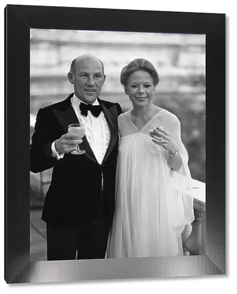 Stirling Moss weds Susie Paine. 17th April 1980