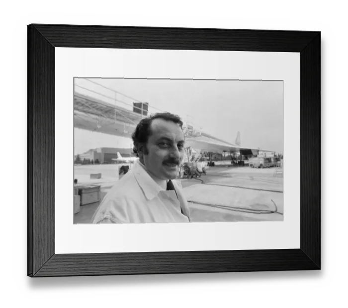 Framed Print : Mr Irene Quaranta pictured at work in the Toulouse Aircraft factory Framed Print : Mr Irene Quaranta pictured at work in the Toulouse Aircraft factory