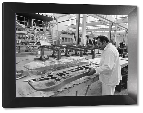 Mr Irene Quaranta pictured at work in the Toulouse Aircraft factory in Southern France