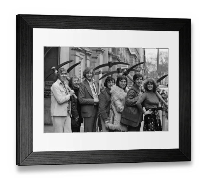 Framed Print : Over twenty of Britains comedy superstars are to team up for the first time ever