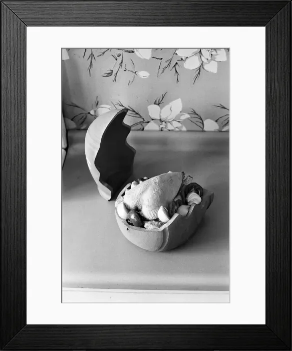 Framed Print : A woman in a kitchen cooking a chicken with a Bobo Pot. 29th March 1967 Framed Print : A woman in a kitchen cooking a chicken with a Bobo Pot. 29th March 1967