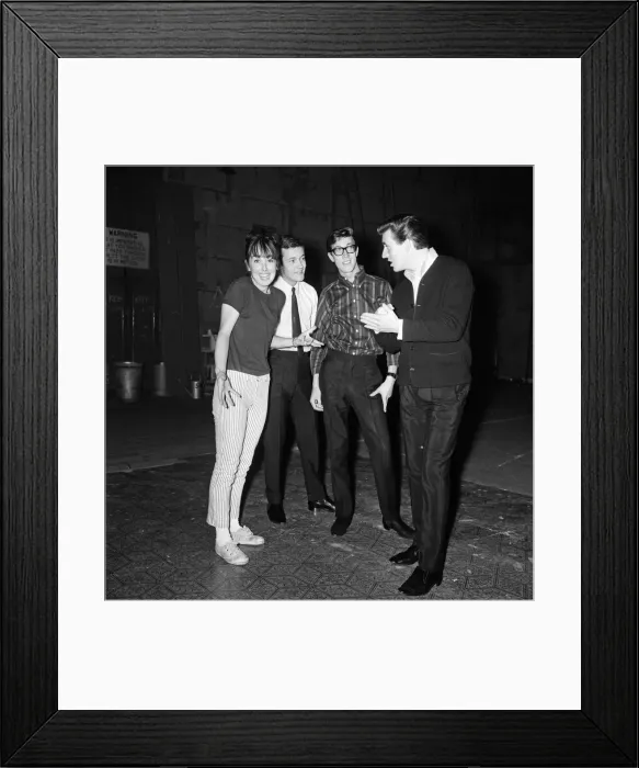 Framed Print : Cliff Richard rehearsing a dance routine for his new film Framed Print : Cliff Richard rehearsing a dance routine for his new film