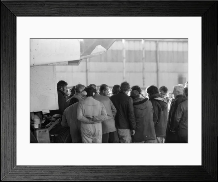 Framed Print : The Duke of Edinburgh is to fly the British built Concorde 002 at Mach Two - twice