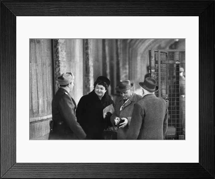 Framed Print : For the first time since its erection, the Berlin Wall is opened for border crossings for Framed Print : For the first time since its erection, the Berlin Wall is opened for border crossings for