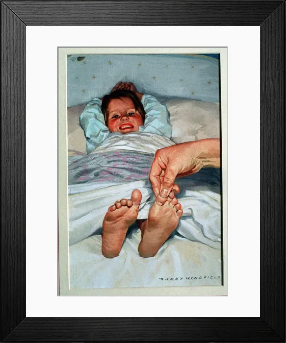 Framed Print : LADYBIRD Pic... Ed Maynard Copy pic of one of the illustrations by Harry Wingfield