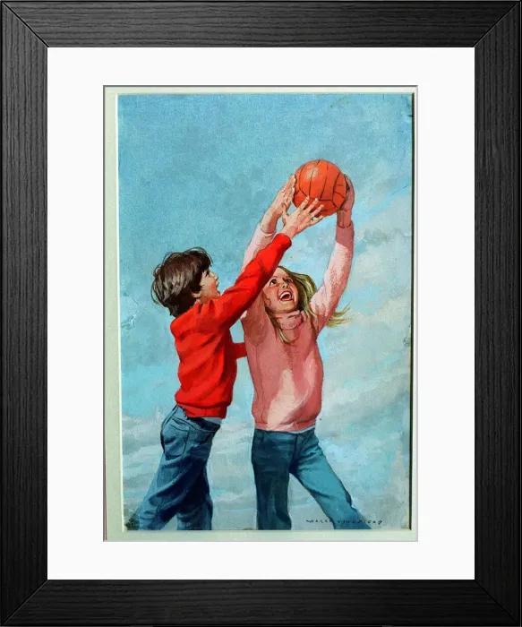 Framed Print : LADYBIRD Pic... Ed Maynard Copy pic of one of the illustrations by Harry Wingfield