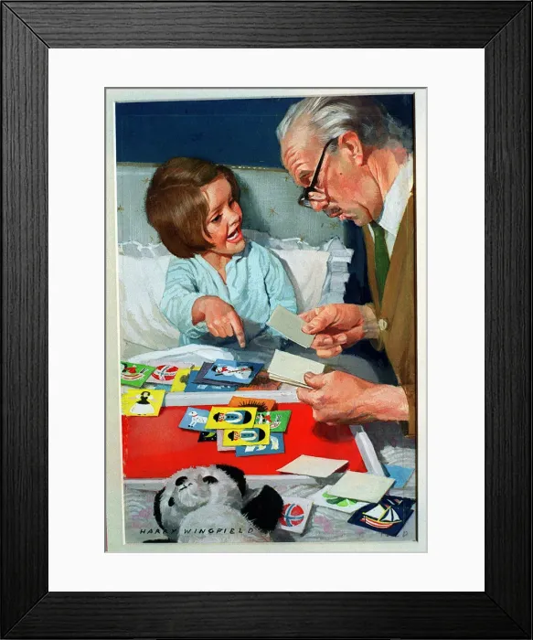 Framed Print : LADYBIRD Pic... Ed Maynard Copy pic of one of the illustrations by Harry Wingfield