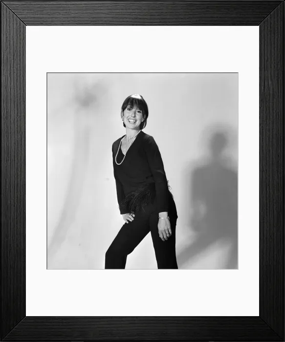 Framed Print : Studio Portraits of Una Stubbs, who will dance in the Wayne Framed Print : Studio Portraits of Una Stubbs, who will dance in the Wayne