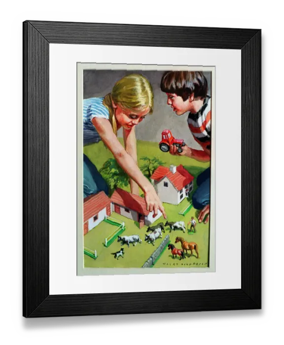 Framed Print : LADYBIRD Pic... Ed Maynard Copy pic of one of the illustrations by Harry Wingfield Framed Print : LADYBIRD Pic... Ed Maynard Copy pic of one of the illustrations by Harry Wingfield