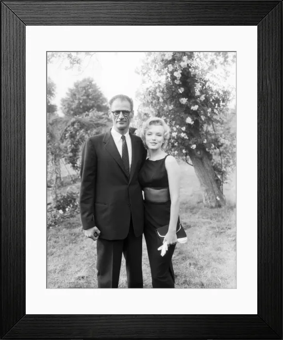 Framed Print : Marilyn Monroe and her husband, playwright Arthur Miller, pictured in Englefield Framed Print : Marilyn Monroe and her husband, playwright Arthur Miller, pictured in Englefield