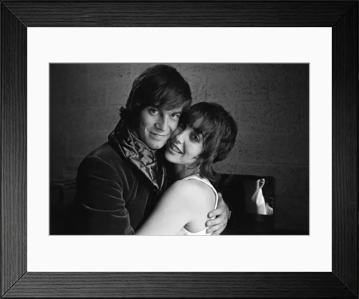 Framed Print : Actress Una Stubbs and her husband Nicky Henson are appearing in the play Framed Print : Actress Una Stubbs and her husband Nicky Henson are appearing in the play