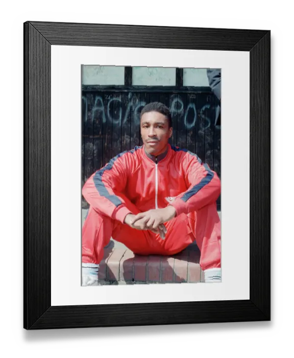 Framed Print : Michael Watson, MBE is a British former professional boxer who competed from 1984 to 1991