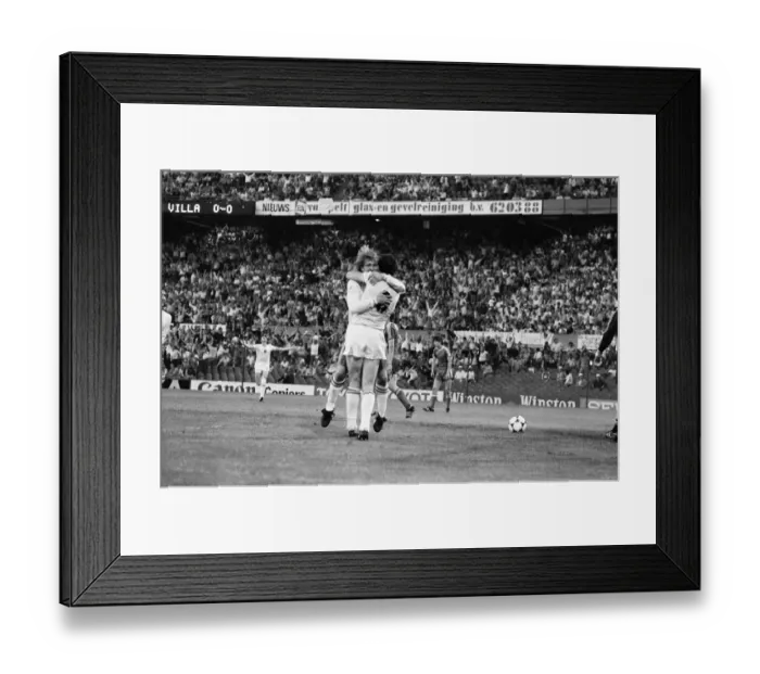 Framed Print : The 1982 European Cup Final was played on 26 May 1982. English champions Aston Villa