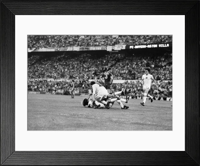 Framed Print : The 1982 European Cup Final was played on 26 May 1982. English champions Aston Villa Framed Print : The 1982 European Cup Final was played on 26 May 1982. English champions Aston Villa