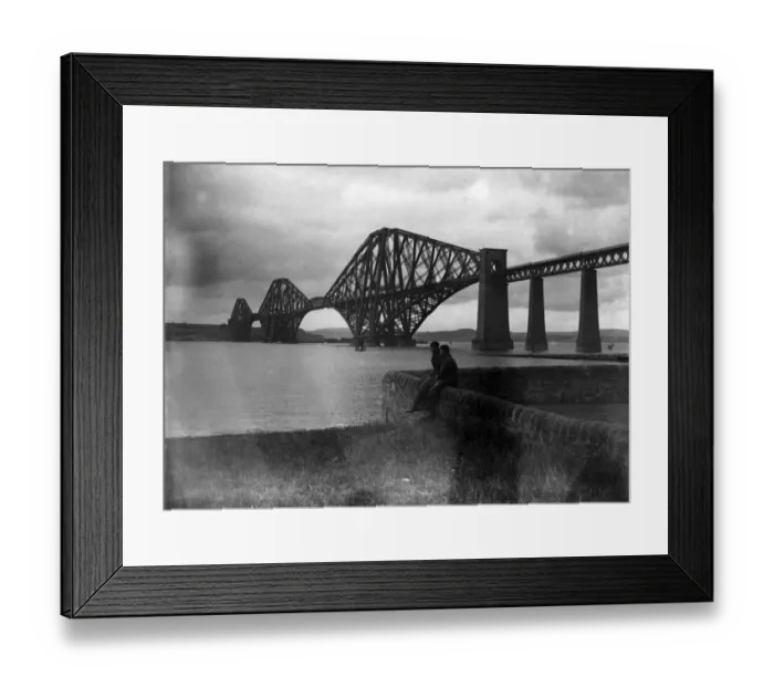 Framed Print : The Forth Rail Bridge, Scotland. Circa 1935