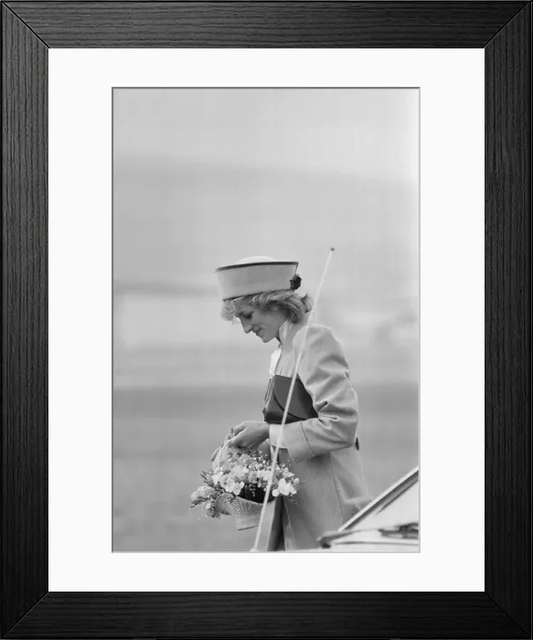 Framed Print : HRH Princess Diana, The Princess of Wales with her sons Framed Print : HRH Princess Diana, The Princess of Wales with her sons