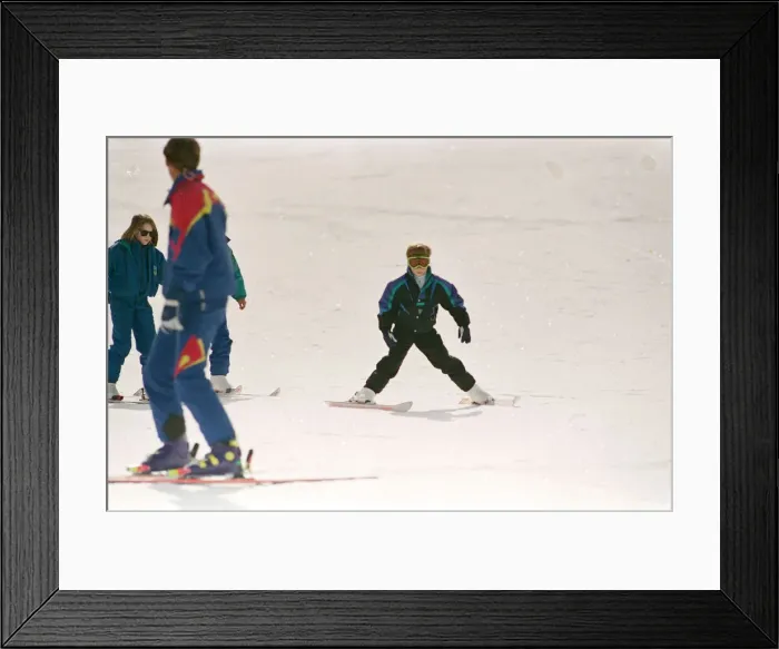 Framed Print : Prince Harry pictured on a skiing holiday. He is on holiday with his mother Framed Print : Prince Harry pictured on a skiing holiday. He is on holiday with his mother