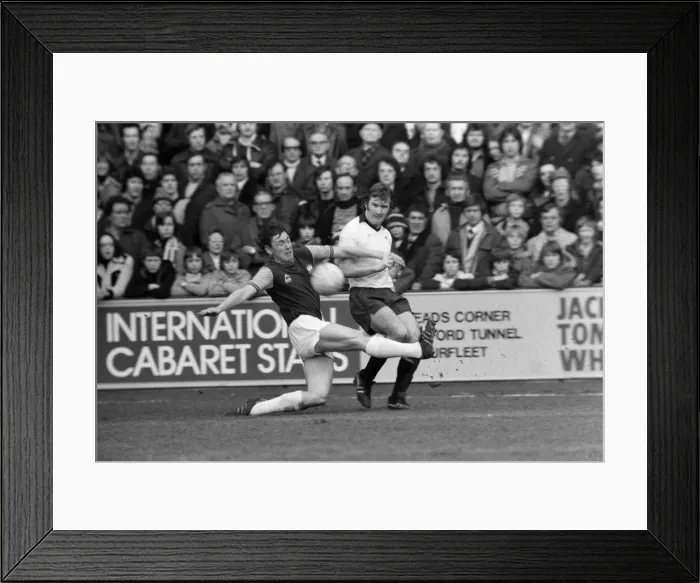 Framed Print : West Ham United v Derby County. League Division One. Upton Park Framed Print : West Ham United v Derby County. League Division One. Upton Park
