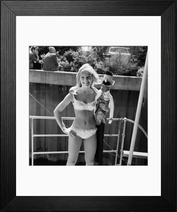 Framed Print : A hostess for the children, thats 18 year old Bonita Shawe from Enfield Framed Print : A hostess for the children, thats 18 year old Bonita Shawe from Enfield
