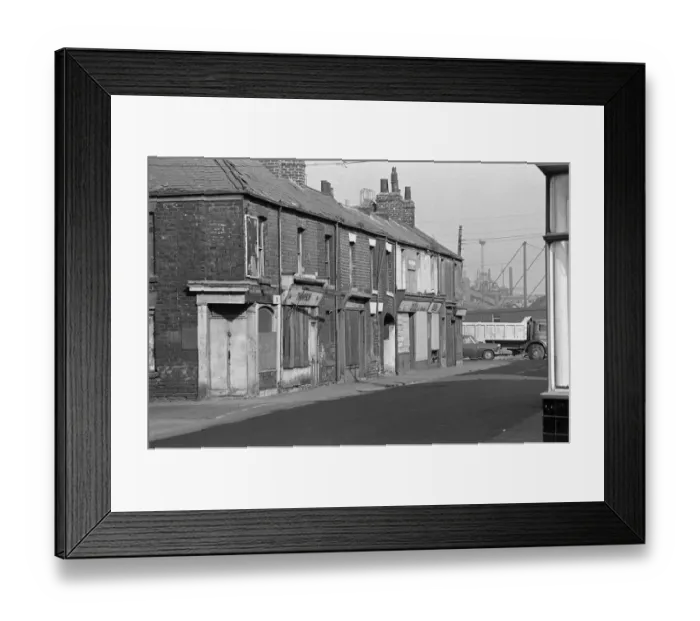 Framed Print : Scenes in South Bank, Middlesbrough, North Yorkshire. 1973 Framed Print : Scenes in South Bank, Middlesbrough, North Yorkshire. 1973