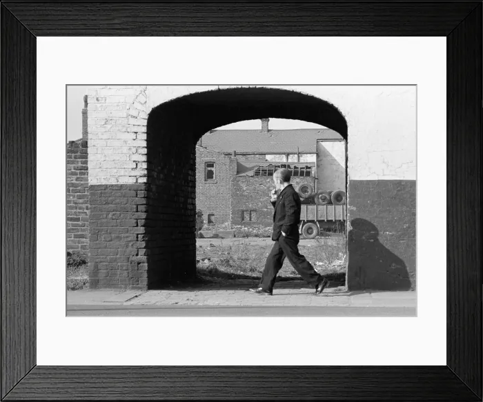 Framed Print : Scenes in South Bank, Middlesbrough, North Yorkshire. 1973 Framed Print : Scenes in South Bank, Middlesbrough, North Yorkshire. 1973