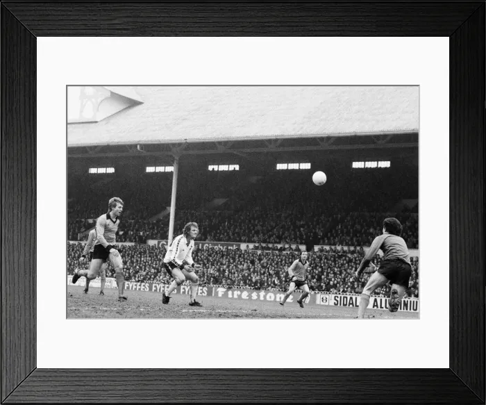 Framed Print : Tottenham Hotspur v Derby County, League Division One. Final score 2-0 to Tottenham Framed Print : Tottenham Hotspur v Derby County, League Division One. Final score 2-0 to Tottenham