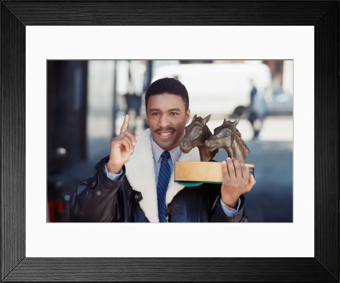 Framed Print : Michael Watson, MBE is a British former professional boxer who competed from 1984 to 1991