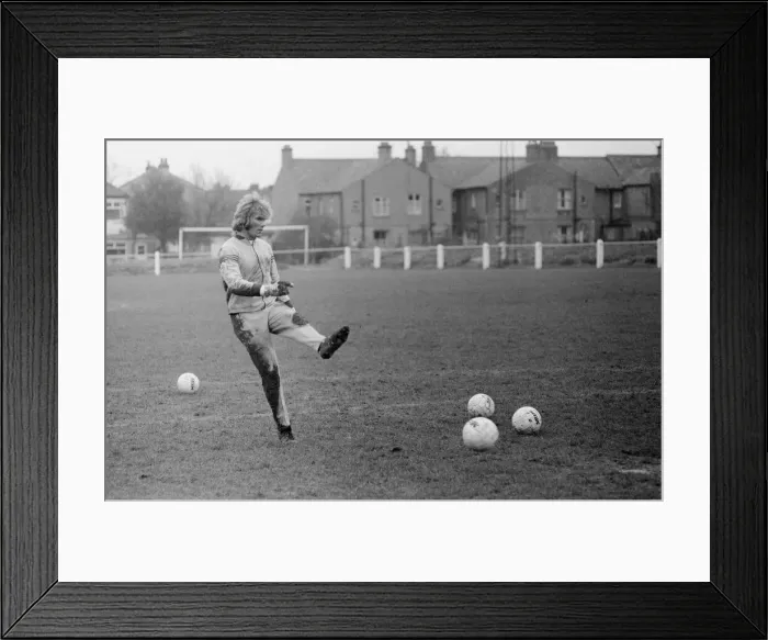 Framed Print : World Champions West Germany, training at Vale Farm Football Ground, Wembley Framed Print : World Champions West Germany, training at Vale Farm Football Ground, Wembley