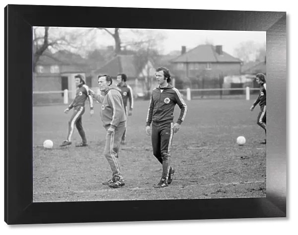 World Champions West Germany, training at Vale Farm Football Ground, Wembley