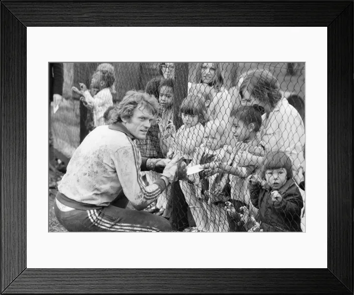 Framed Print : World Champions West Germany, training at Vale Farm Football Ground, Wembley Framed Print : World Champions West Germany, training at Vale Farm Football Ground, Wembley