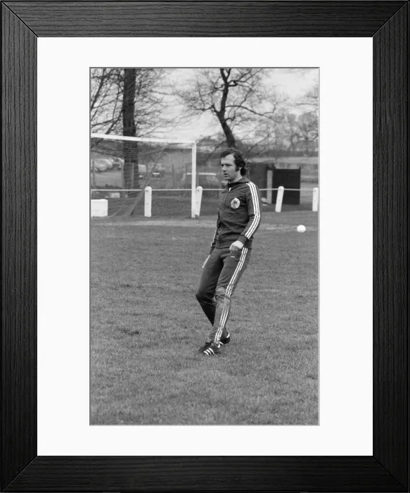 Framed Print : World Champions West Germany, training at Vale Farm Football Ground, Wembley Framed Print : World Champions West Germany, training at Vale Farm Football Ground, Wembley